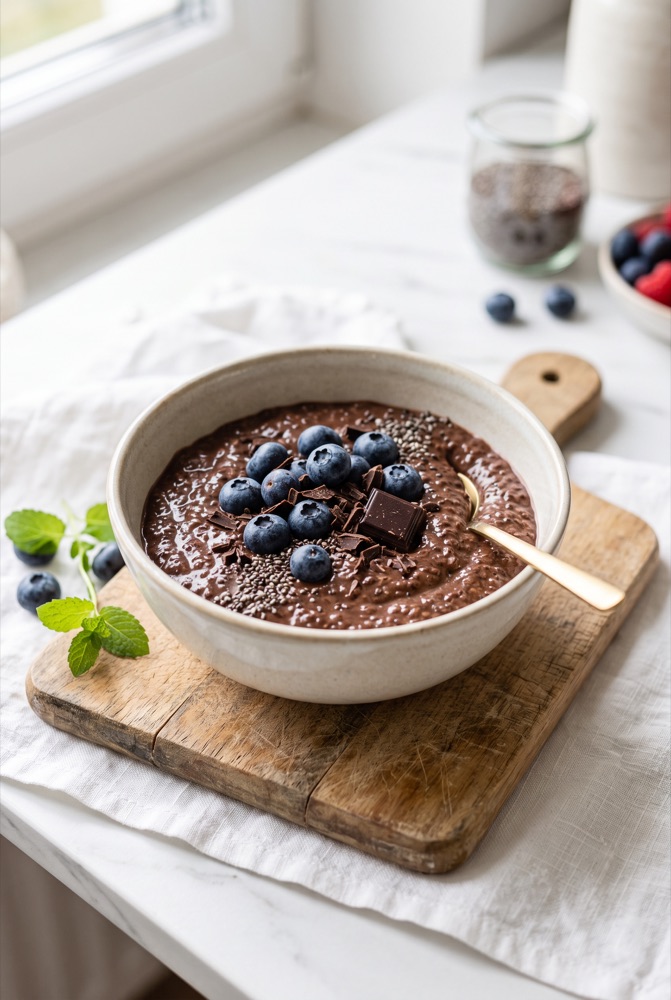 Domowy pudding proteinowy - inspiracja podania z diety Deep Breath