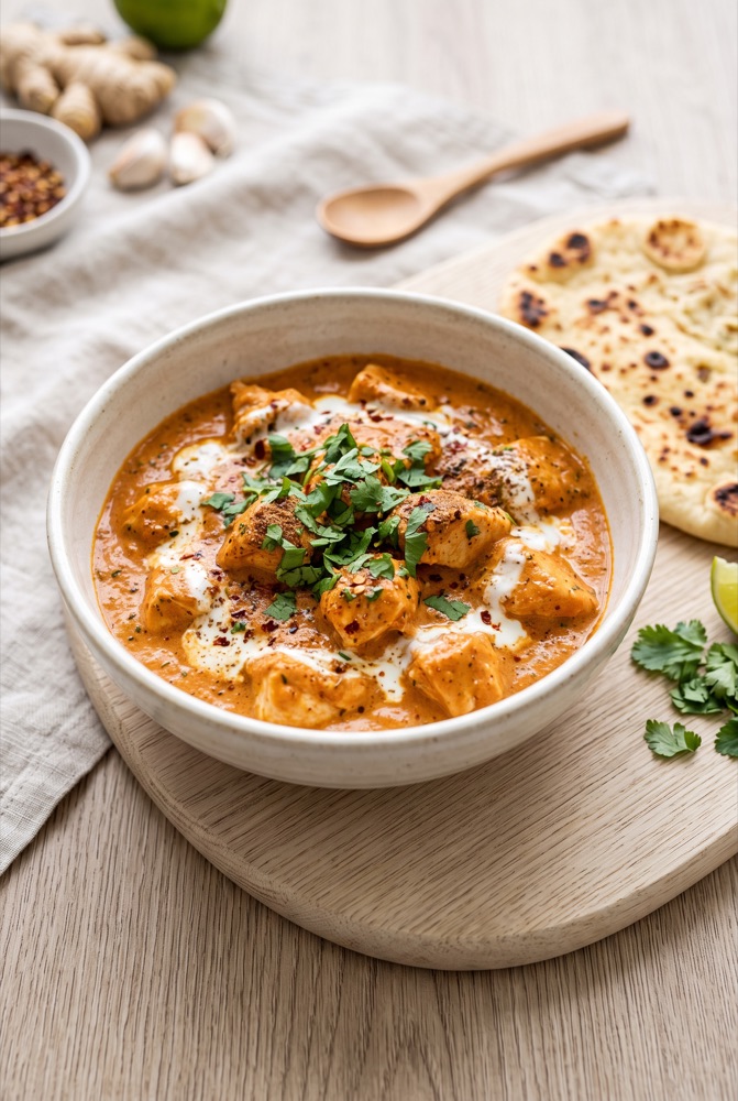 Fit Butter Chicken - inspiracja podania z diety Deep Breath