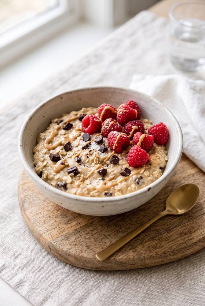 Proteinowe cookie dough - inspiracja podania z diety Deep Breath