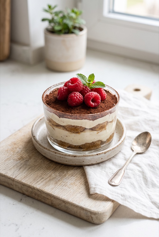Proteinowe tiramisu - inspiracja podania z diety Deep Breath