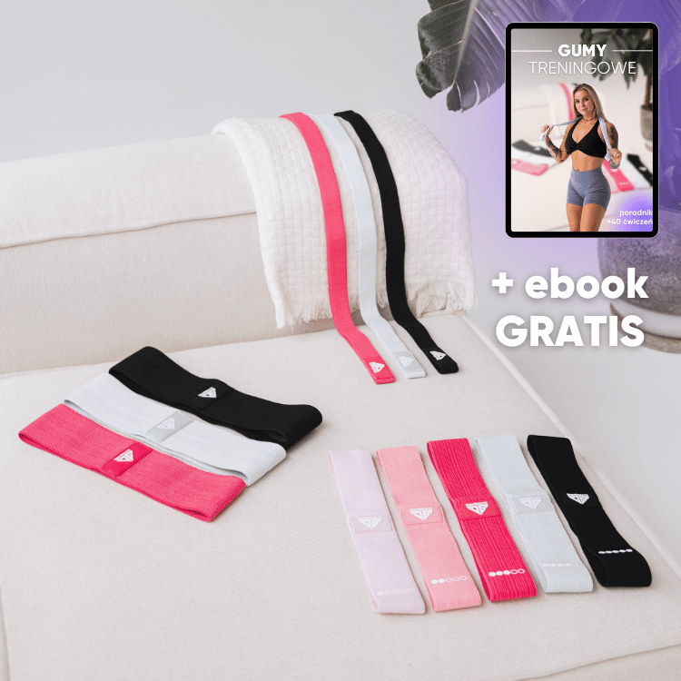 Zestaw VIP - Bubble Gum Mini Band, Hip Band i Power Band